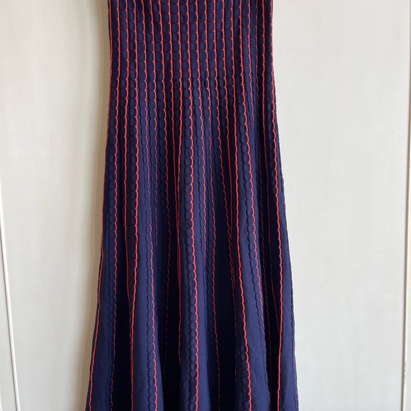 Zara Blue Red Stripe skirt S - Picture 6 of 8